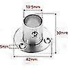 thumbnail image 3 of 2 Pieces Stainless Steel Round Tube Bracket, With Screws, 3 of 5