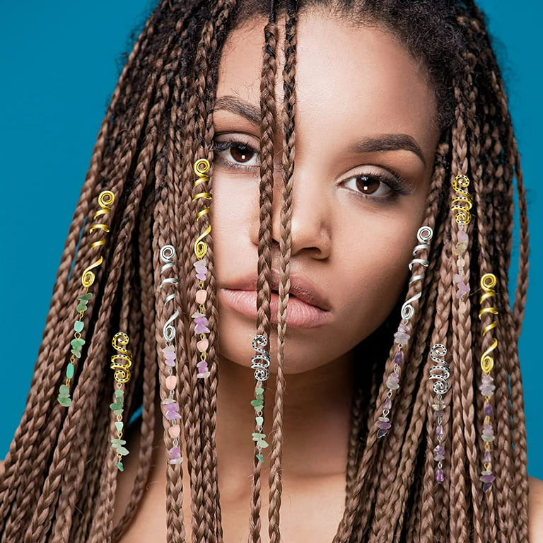 18Pcs hair beads for braids for girls hair charms clips hair charms for  braids