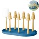 thumbnail image 2 of Baby Bottle Drying Rack, Cup Holder Detachable 6-Bracket Drain Cup Holder For Baby Bottles Cups Water Cup-Blue-Yellow, 2 of 4