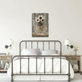 thumbnail image 6 of Framed Rustic Farmhouse White Sunflower Wall Art Flowers Painting Country Canvas Wall Art Decor Vintage Wood Grain Artwork for Living Room Bedroom Bathroom Hotel Modern Home ready to hang 12x16inch, 6 of 6