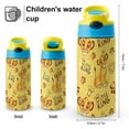 thumbnail image 2 of Kids Insulated Stainless Steel Cup The Lion King Water Bottle with Covered Pop-Up Straw for Boy Girls, 2 of 8