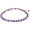 3.Amethyst, variant on This 3mm natural gemstone beaded bracelet is delicate and petite, with an adjustable length of 7.1-8.6 inches, making it an ideal birthday or holiday gift.