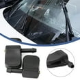 thumbnail image 1 of SPRING 2 X Front Windshield Washer Nozzles Jet Spray For 12mm Wiper Arm Van Trunk Black Accessories For Vehicles, 1 of 9