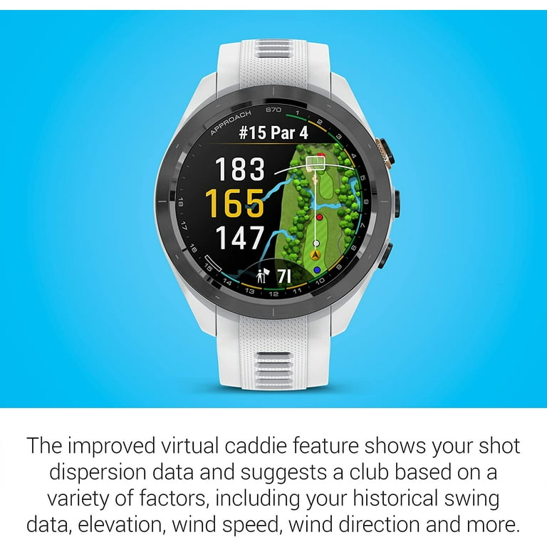 Garmin Approach S70S, White (42mm) with Accessories - Walmart.com
