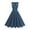 Navy, variant on Cap Sleeve Lapel 50s Style Dresses for Women Vintage 1950s Retro Rockabilly Prom Tea Party Cocktail Swing Dress