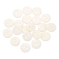 thumbnail image 1 of 20 piezas de botones de costura de resina, 12.5 mm (1/2 pulgada) botones redondos de manualidades con 2 agujeros, beige, 1 of 6