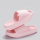 thumbnail image 3 of Zapatillas de nube de plataforma gruesa para mujer, chanclas de Eva Cfortable antideslizantes para el hogar, sandalias de suela suave ligeras de verano, 3 of 7