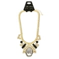 thumbnail image 2 of Mi Amore Necklace-Earring-Set White/Gold-Tone, 2 of 3