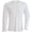 White, variant on Kariban Mens Slim Fit Long Sleeve V Neck T-Shirt