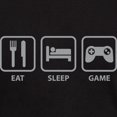 thumbnail image 3 of CafePress - Eat Sleep Game Dark T Shirt - Men's Classic Graphic Cotton T-Shirt, 3 of 4