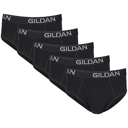 

Gildan Men s Cotton Stretch Brief Black Soot (5-Pack) X-Large