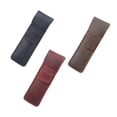 thumbnail image 2 of Tholdsy Estuche de cuero Vintage para lápices, pluma estilográfica, papelería, funda protectora de estilo Retro, funda protectora hecha a mano para Carpetas de archivos Vino rojo, 2 of 6