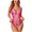 Rose Chaud, variante sur Tnhcen Corset Lingerie pour Femmes Dames Bleu Aguichant Bretelles Ajusté Ajouré Combinaison Aguichant Gaine sous-Vêtements Ensemble de Lingerie Bleu pour Femmes