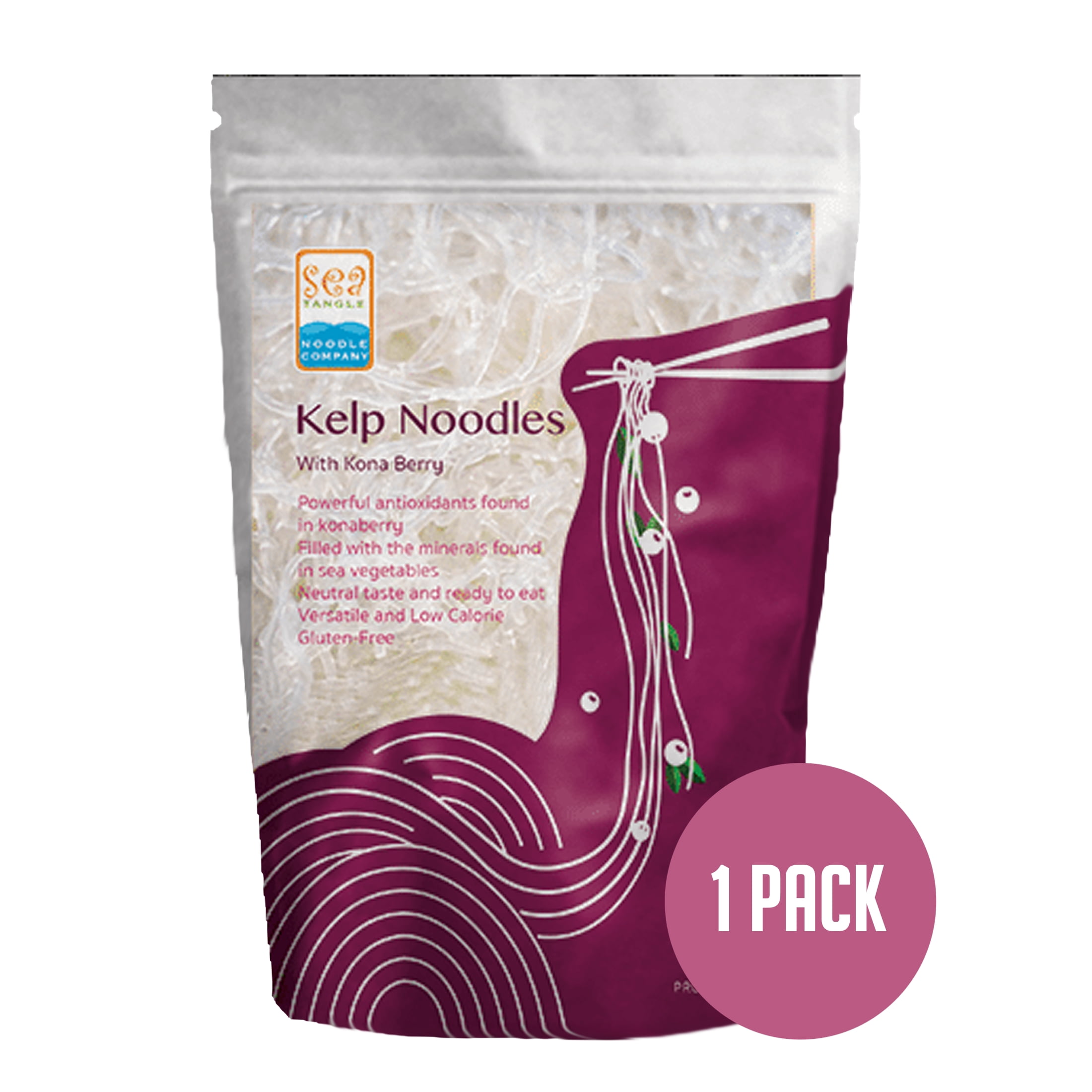 Sea Tangle Noodle Company Low Carb Kelp Noodles with Konaberry, 12oz
