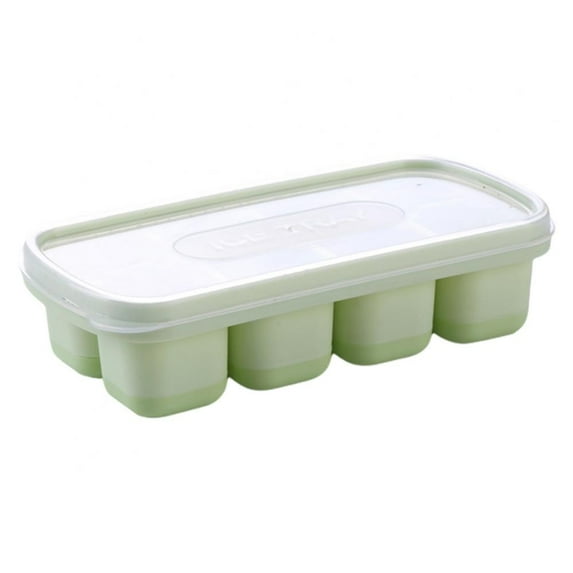 MarinaVida Ice Tray Eight-Compartment Fruit Box Storage Box for Fruit, Yogurt, Snacks, Pasta, Egg- Food Safe