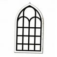 thumbnail image 4 of Espejo de ventana arqueado, decoración de pared, espejo de ventana con marco de madera moderno, decorativo Negro, 4 of 8