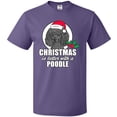 thumbnail image 3 of Inktastic Christmas is Better with a Black Poodle T-Shirt, 3 of 5