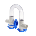 thumbnail image 5 of 2Pack 3/4In Standard Piège à Condensat avec 16In Brosse de Nettoyage PVC Transparent U Piège pour HVAC, Climatiseur, 5 of 5