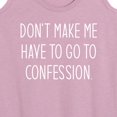 thumbnail image 3 of Instant Message - Don't Make Me Confession - Women's Racerback Tank Top, 3 of 6