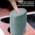 thumbnail image 6 of Mini Car Trash Can with Lid, Multifunctional Small Garbage Bin for Car Cup Holder & Door, Leak-Proof & Washable, 8 Colors,Navy, 6 of 8
