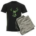 thumbnail image 6 of CafePress - BUCK IN CAMO Men's Dark Pajamas - Men's Dark Loose Fit Cotton Pajama Set, 6 of 7
