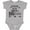 AC-Heather Grey, variant on So I'm Little, but I'm Gonna Be a Big Cousin Boys or Girls Baby Bodysuit