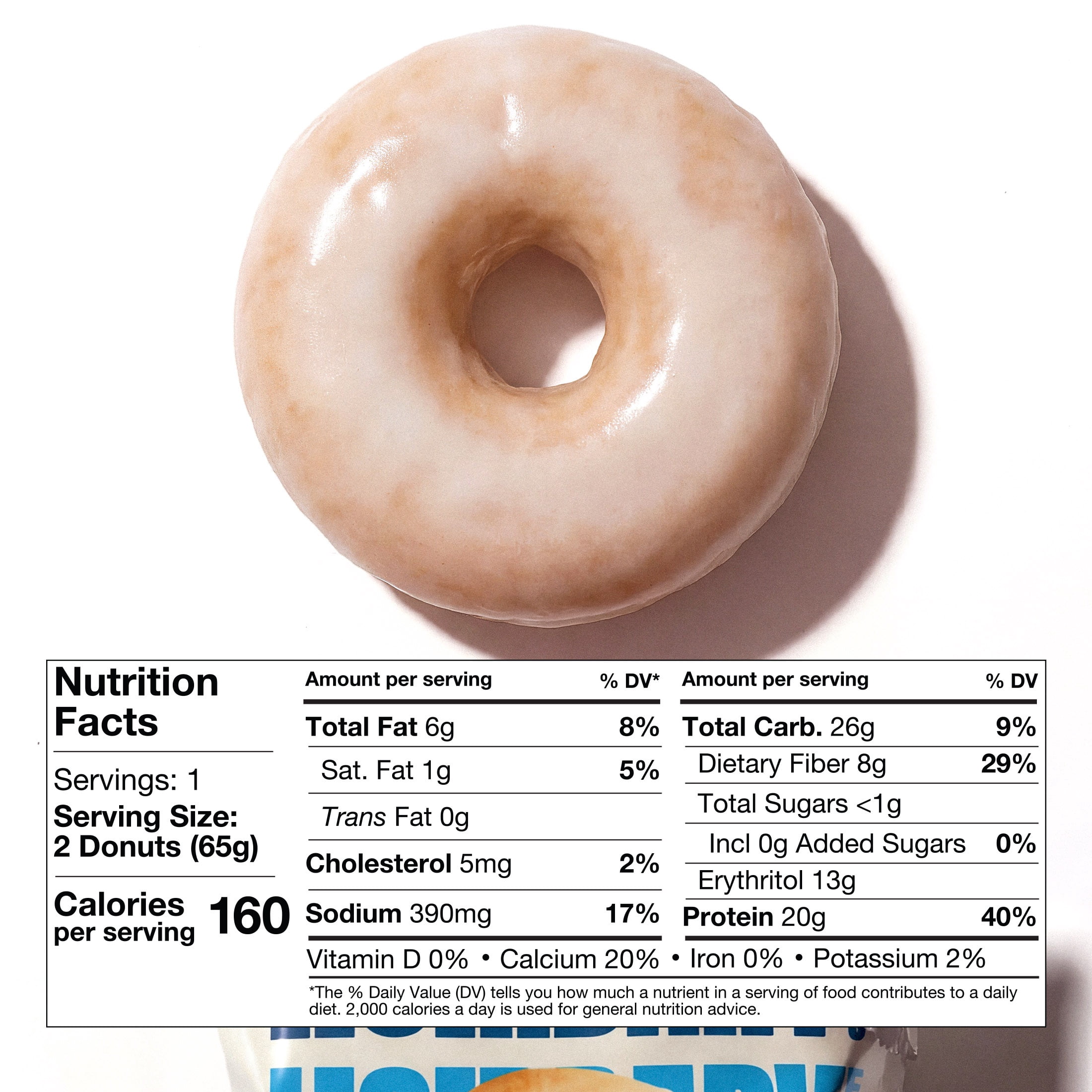 Legendary Foods Mini Protein Donuts, Vanilla Glazed, 20g Protein, 1 Pack, Keto Friendly, Gluten Free