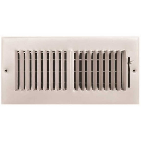 TruAire 102M 10X04 10 in. x 4 in. 2-Way Steel Wall/Ceiling Register