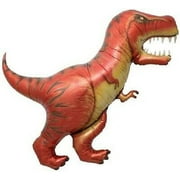 NORTHSTAR Dinosaur Dino T-REX Tyrannosaurus Rex Orange 47" Birthday PARTY Mylar BALLOON