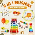 thumbnail image 2 of LINXUXIE Musical Instrument for Toddlers, Musical Toys for Kids,  Educational Birthday Gift for 3 4 5 6 7 8 Year Old, 2 of 8