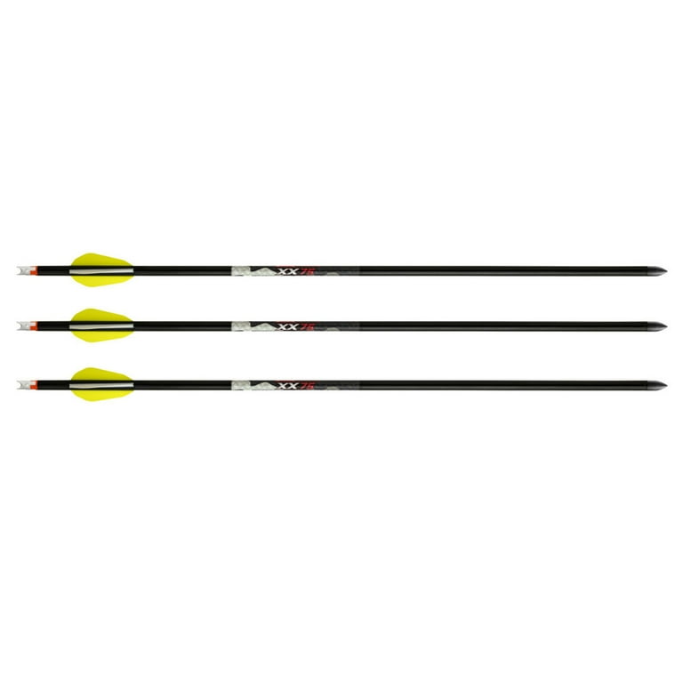arrows - arrows　RX Wicked Ridge XX75 Alpha Nock Crossbow Arrows, 3 Pack