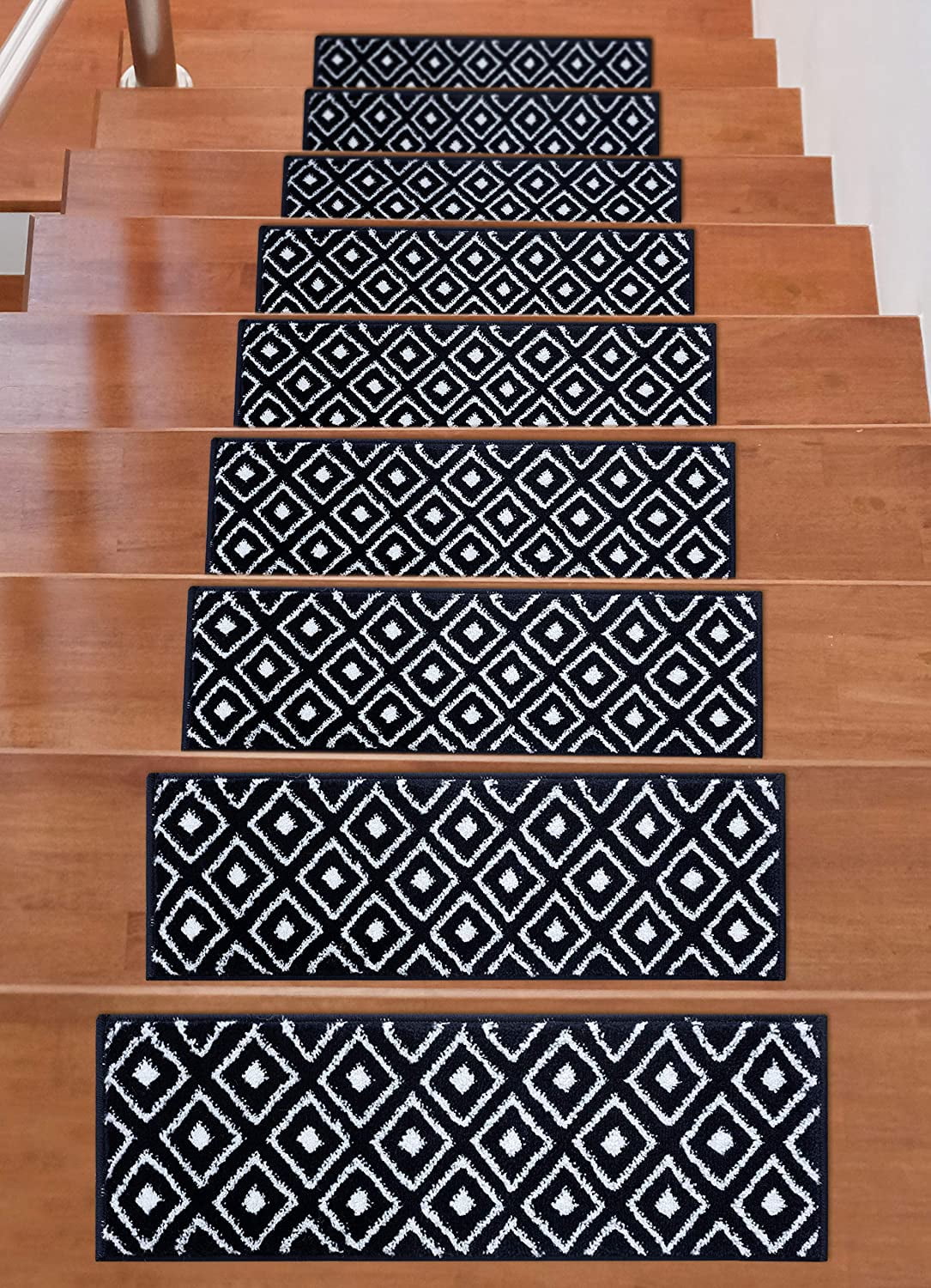 Details about   13 Step  Indoor Stair Treads Staircase Step Rug Carpet 8" x 24". 