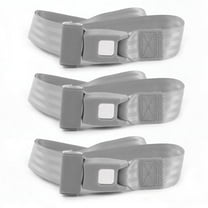 SafeTboy 660493 Standard 2 Point Gray Lap Bench Seat Belt Kit for 1980-1986 Ford Truck F150 - 3 Belts