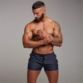 thumbnail image 4 of Bañador para Hombre, Bañador para Hombre, Bóxer, Deportes, Playa, Mar, Ocio, Pantalones Cortos, Azul (M) ER, 4 of 5
