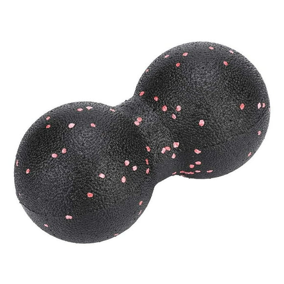 Pelota Masaje Miofascial Doble EPP Negra Terapia Muscular Pilates Yoga 16x8cm