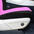 thumbnail image 6 of FH Group Universal Fit Pink Car Seat Covers, Chevron Cloth Seat Protector for Trucks, SUVs & Vans, Washable - Full Set, 6 of 10