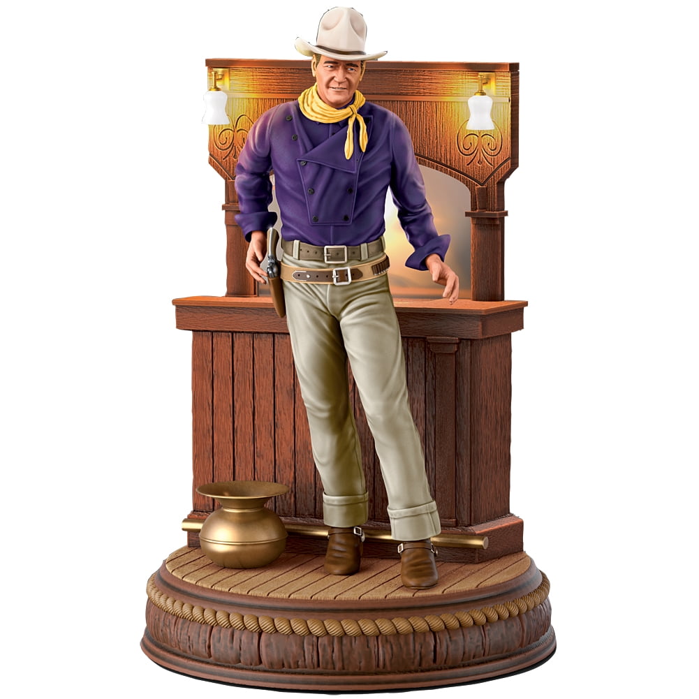 John Wayne Talk Low Lighted Figurine Limited Edition Collectible