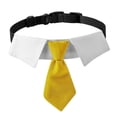 thumbnail image 4 of Pajarita para mascotas jinwen Corbata de moño Amarillo, 4 of 8