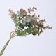 thumbnail image 2 of Inteprter Ramo de hojas de plantas artificiales, paquete de plantas para oficina en casa Plantas Artificiales naranja gris, 2 of 6