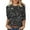 Green, variant on Outdoor Tops for Women Fashion Round Neck Three Quarter Sleeve Couple Shirts,Green,M