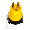 thumbnail image 4 of Camco PowerGrip Camper/RV Locking Adapter | 30-Amp to 50-Amp, 50-Amp Locking Plug (55643), 4 of 9