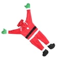 thumbnail image 3 of Ropa de decoración navideña de Papá Noel de franela, adornos navideños para el hogar, ropa de decoración navideña, 3 of 14