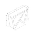 thumbnail image 3 of Accent Table Console Entryway Narrow Sofa Bedroom Laminate White, 3 of 10