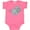 Hot Pink, variant on Inktastic Cute Smiling Baby Hippo Boys or Girls Baby Bodysuit