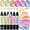B, variant on One Step Gel Nail Polish Pens Set, 6 Colors Gel Polish Pens with Fine Tips, Quick Dry Shine Nail Polish Markers for DIY Manicure, Portable Pastel Shimmer Art Nail Paint Set