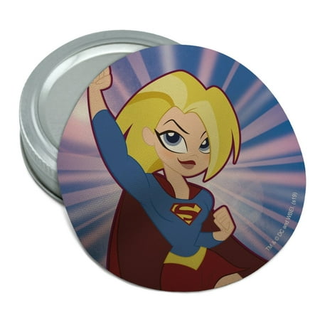 DC Super Hero Girls Supergirl Round Rubber Non-Slip Jar Gripper Lid Opener