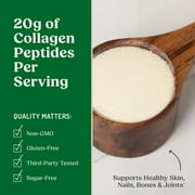 Bulletproof Unflavored Collagen Peptides Powder with Vitamin C, 14.3 Ounces, Grass-Fed Collagen Protein and Amino Acids for Skin, Bones and Joints