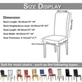 thumbnail image 2 of Skksst Waterproof Spandex Dining Chair Slipcover Seat Protector Cover, Gray, Set of 6, 2 of 6