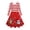 C, variant on 4- 12Y Girls Christmas Long Sleeve Twirly Dresses Little Girls Casual Party Dress Holiday Xmas Floral Pleated Midi Dresses