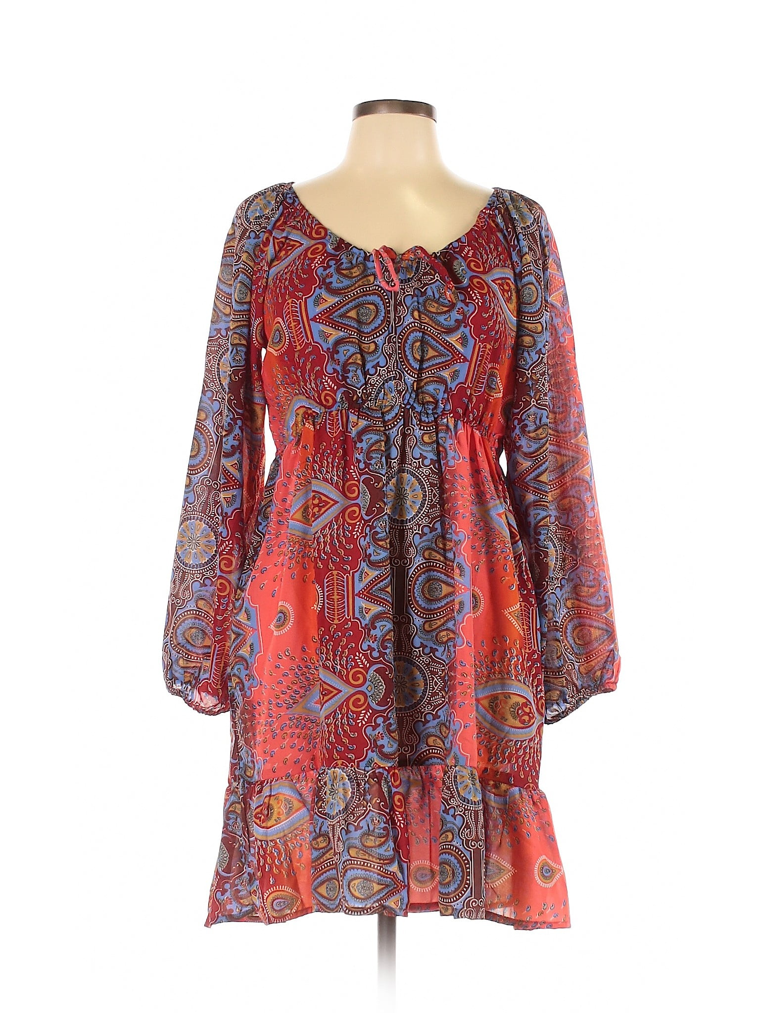 Fashion Fuse - Pre-Owned Fashion Fuse Women's Size L Casual Dress ...